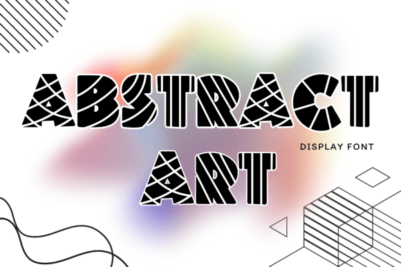 Abstract Art Font: A Fresh Typeface for Small Business Branding