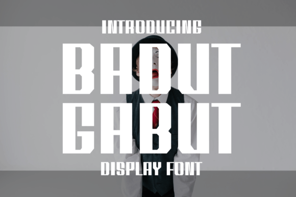 Badut Gabut: A Bold Display Font for Editorial Impact
