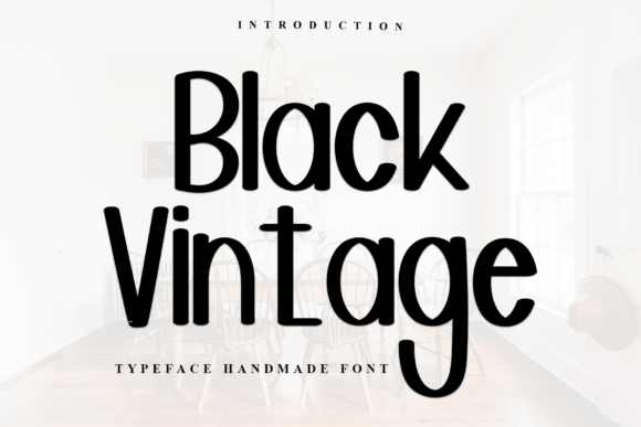Black Vintage Font