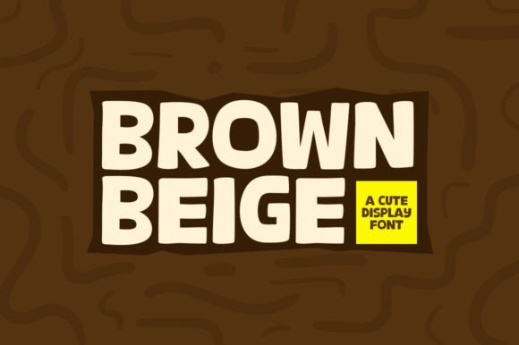Brown Beige Font for Business Branding