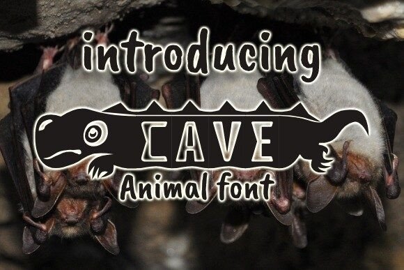 Cave: The Animal Display Font for Bold Campaigns