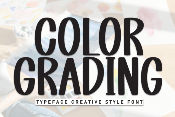 Color Grading Font for Bold Design