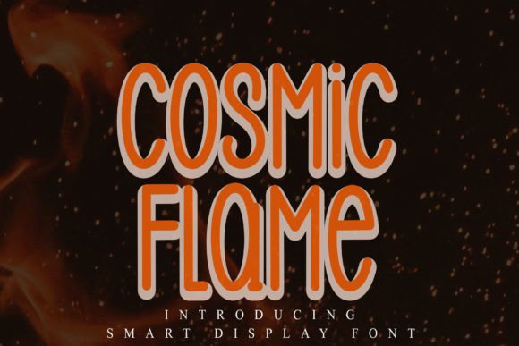 Cosmic Flame Font for Elegant Branding