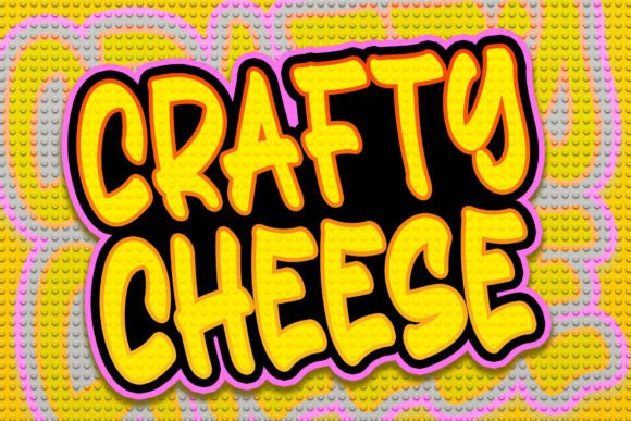 Crafty Cheese: A Whimsical Display Font for Joyful Web Design