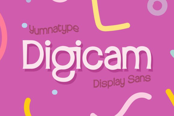 Digicam: A Playful Serif Display Font for Modern Web Design