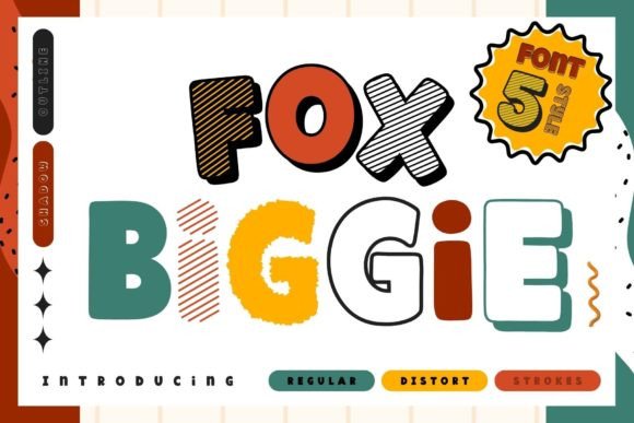 Fox Biggie Font for Creative Brands