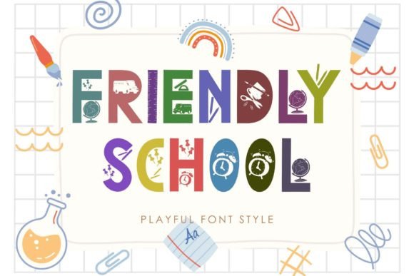 Friendly School Font for Business Branding