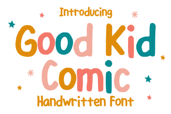 Good Kid Comic: A Playful Display Font for Editors