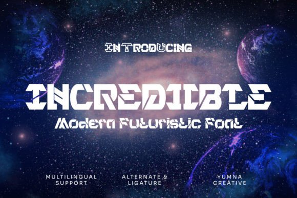 Incrediible Font for Web Design