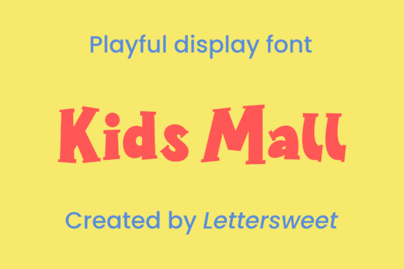 Kids Mall Font for Creative Projects