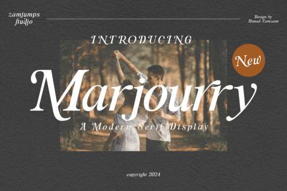 Marjourry: A Modern Serif Display Font for Web Design