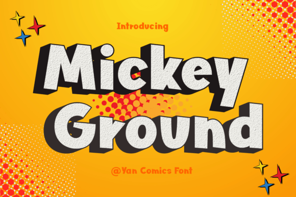 Mickey Ground Font: A Whimsical Touch for Editorial Design