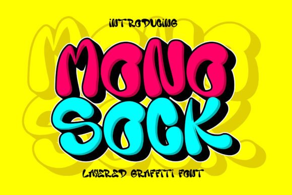 Monosock Font for Creative Projects