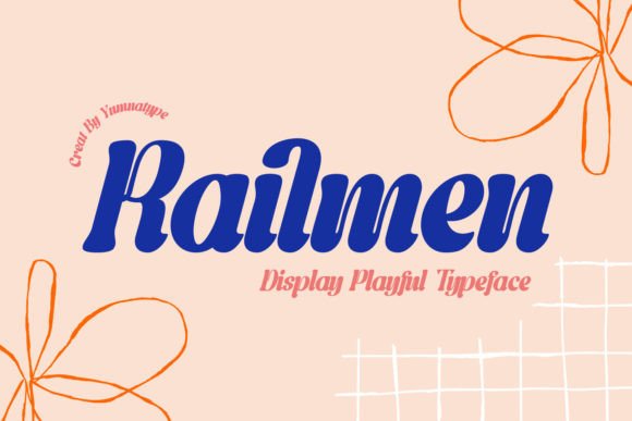 Railmen Display Font for Scroll-Stopping Social Media Graphics