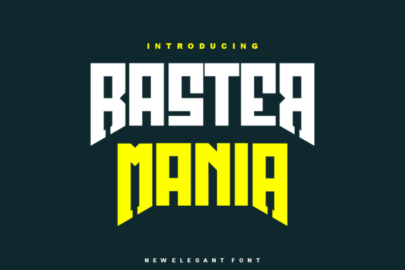 Raster Mania Font for Bold Web Design