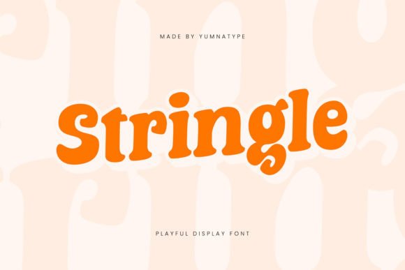 Stringle: A Fun Display Font for Web Design