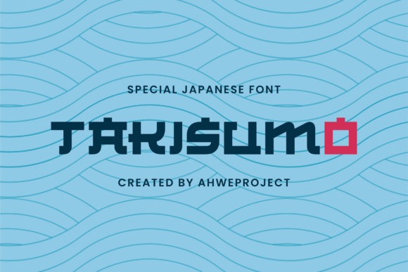 Takisumo: A Japanese-Inspired Display Font