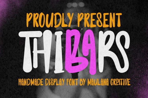 Thibars: Bold Display Font for Creative Design