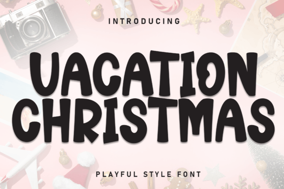 Vacation Christmas Font