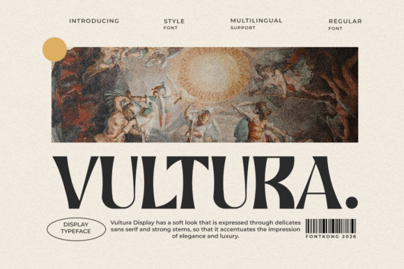 Vultura Font: Bold & Memorable