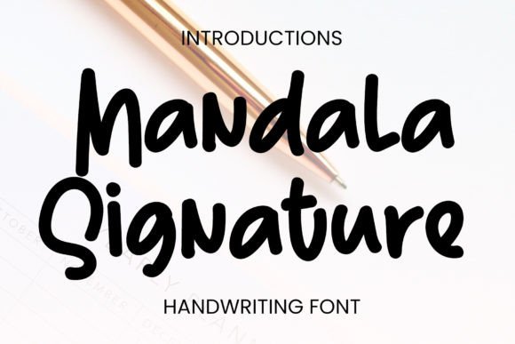 Why Mandala Signature is the Perfect Handwritten Font for Your Brand